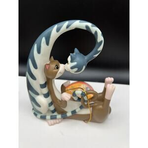 Cool Cats 2003 By Toni Goffe Peek -a-Boo Tiddles &Widdles Figurine